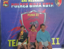 Tim Opsnal Sat Reskrim polres bima Kota Tangkap Dua Remaja Beraksi Nyelinap Rumah Korban Lalu Ngembat Barang Berharga