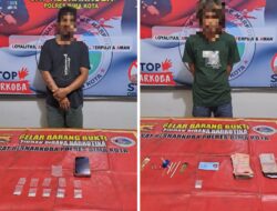 Dua Pengedar Asal Bima Digerebek Tim Opsnal Sat Resnarkoba, 6 Klip Serbuk Sabu Berat 4 Gram Lebih Disita