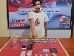 Kuasai Narkotika Jenis Sabu, Seorang Warga Kota Bima Ditangkap Tim Opsnal Sat Resnarkoba Polres Bima Kota