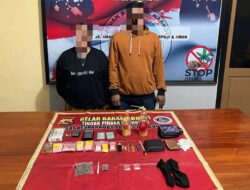 Jual Sabu dan Ganja, Sepasang Suami Isteri Digerebek Tim Opsnal Sat Resnarkoba Polres Bima Kota