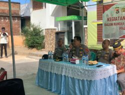 Wakapolres Bima Kota Pimpin Gelar Jum’at Curhat di Masjid Baburahman Kelurahan Mande