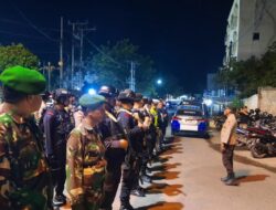 Ciptakan Situasi Aman, Polres Bima Kota Patroli Gabungan, Dua Pemuda Diciduk Bawa Sajam