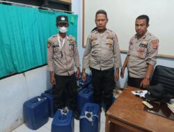 Polsubsektor Pelabuhan Sape Amankan Puluhan Kaleng Bir Bintang dan Ratusan  Liter Sofi