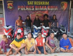Sindikat pencuri dan Penadah Curanmor di Bekuk Tim Opsnal Sat Reskrim Polres Bima Kota