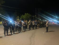 Cipta Kondisi Kamtibmas, Polres Bima Kota bersama Tim Gabungan Patroli Malam