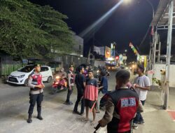Pastikan Kamtibmas Kondusif, Polres Bima Kota Rutin Patroli Malam