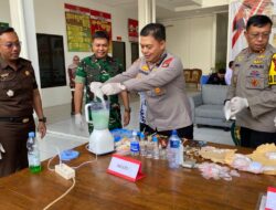 Kejari Bima Musnahkan Sabu 1 Kilogram Lebih, Hasil Ungkap Spektakuler Polres Bima Kota