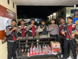 Berantas Jual Edar Miras, Ton 1 Dalmas Polres Bima Kota Sita Miras Berbagai Jenis