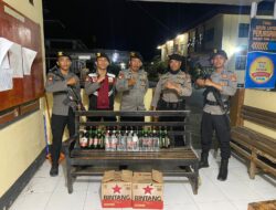 Minimalisir Jual Edar Miras, Ton 2 Dalmas Polres Bima Kota Sita Miras Berbagai Jenis di Cafe dan Pedagang