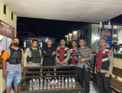 Ton 1 Dalmas Polres Bima Kota Terus Bergerak Basmi Jual Edar Miras