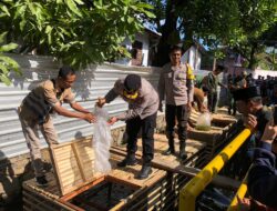 Kapolres Bima Kota Hadiri Pelepasan 30 Ribu Benih Lele di Penatoi