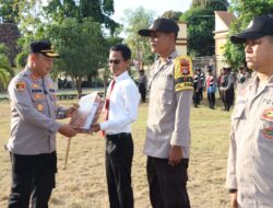 Sukses Dalam Bertugas, 27 Personil Polres Bima Kota Raih Penghargaan