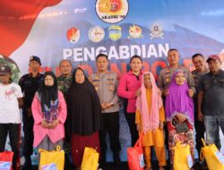 TNI Polri Mengabdi, Polres Bima Kota Gelar Bhakti Sosial dan Bhakti Kesehatan