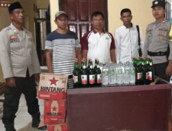 Polsek Langgudu Ungkap Peredaran Jual Edar Miras