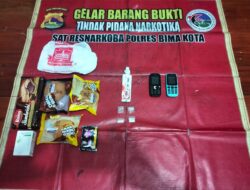 Hendak Selundupkan Sabu di Sel Tahanan Mako Polres Bima Kota, Dua Pembesuk Ditangkap