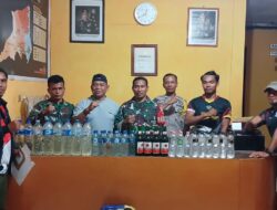 Basmi Miras Pematik Kriminal, Tim Opsnal Polsek Wera Sita 50 Botol Arak Bali dari Para Penjual