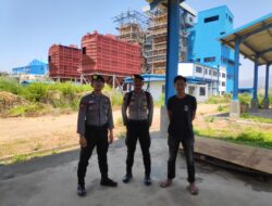 Anggota Satuan Samapta Polres Bima Kota Amankan Objek Vital Nasional di PT. PLN UPP Nusa Tenggara I PLTU Bima