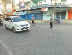 Polres Bima Kota Lakukan Rawan Pagi Untuk Keamanan dan Ketertiban Lalu Lintas