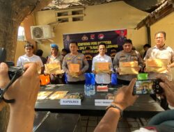 Penangkapan Bandar Narkoba Berhasi, Kapolres Bima Kota Bima Kota Gelar Press Conference Operasi Antic Rinjani 2023