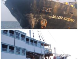 Tubrukan Kapal di Perairan sangiang, Polres Bima Kota Tindaklanjuti Kejadian