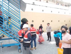 Polsek Kawasan Pelabuhan Laut Bima Amankan Kapal KM. LEUSER