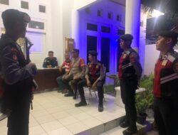 Personil Polres Bima Kota Lakukan Patroli Sambang Dialogis ke Kantor KPU dan Bawaslu Menjelang Pemilu 2024