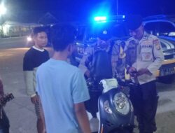 Polsek Jajaran Polres Bima Kota Melaksanakan Patroli KRYD untuk Ciptakan Keamanan