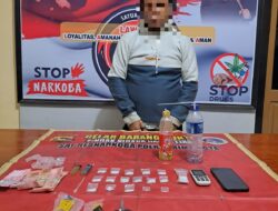 Tim Opsnal Sat Res Narkoba Polres Bima Kota Sergap Seorang Pria Kantongi 16 Klip Sabu Berat Belasan Gram