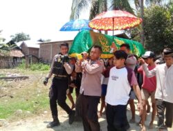 Wujud Empati, Kapolres Bima Diwakili Kabag OPS Laksanakan Sambang Duka