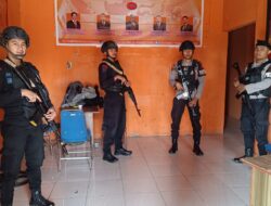 Jelang Pemilu 2024, Unit Patmor Polres Bima dan Sat Brimob Batalyon C Pelopor Bima Intensifkan Patroli Rutin