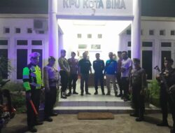 Personal Piket Gabungan Lakukan Patroli Malam dalam Rangka Patroli Rutin Cipkon di Kota Bima
