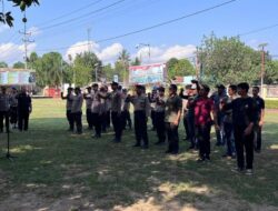 Kabag OPS Polres Bima, Pimpin Apel  Operasi Mantap Brata Rinjani 2023-2024 Persiapan  Pengamanan Pemilu