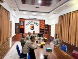 Polres Bima, Mengikuti Malam Syukuran HUT Humas Polri Ke- 72 Secara Virtual