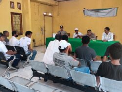 Ciptakan Pemilu Damai  Sat Binmas Polres Bima Laksanakan Sosialisasi Kamtibmas