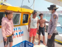 Patroli Dialogis Sat Polairud Polres Bima Sampaikan Himbauan Kamtibmas Kepada Para Nelayan