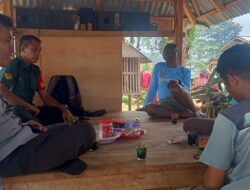 Gelar Jum,at Bhabinkamtibmas Polsek Tambora Himbau  Warga Cegah Karhutla dan TPPO