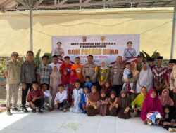 SDM Polri 2023, Polres Bima Gelar Bakti Kesehatan, Baksos Dan Tanam Pohon