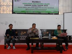 Kapolres Bima di Wakili Kasi Hukum Polres Bima, Jadi Nara Sumber Dialog di Sekretariat HMI Cabang Bima