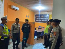 Satgas Preventif  Operasi Mantap Brata Polres Bima  Gelar Patroli  Dialogis Ke Kantor KPU dan Bawaslu