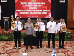 Lomba Kampung Bebas dari Narkoba, Polres Bima Kota Raih Terbaik Ketiga se-Polda NTB .