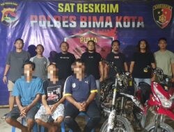 Tim PUMA I Polres Bima Kota Berhasil Menangkap 3 Terduga Pelaku Penadah dan Mengamankan 2 Unit Sepeda Motor