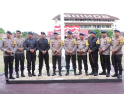 Kapolres Bima AKBP Hariyanto SH, SIK Menghadiri HUT ke-78 Pasukan Elit Polri di Sat Brimob Polda NTB