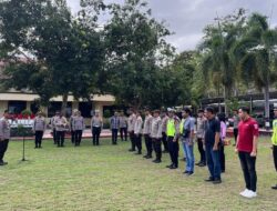 Pimpin Apel Kesiapan Operasi Mantap Brata 2023-2024, ini Pesan Kabag SDM ( Kapusdalops ) Polres Bima