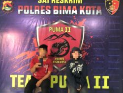 Nekat Curi Barang Berharga, Pria Pengangguran ini Berujung Diringkus  Tim Puma 2 Polres Bima Kota
