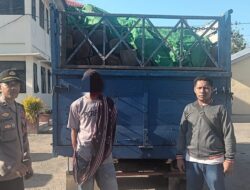 Diduga Muat Kayu Hasil Kejahatan, Satu Unit Mobil Truck dan Sopir Diamankan Polsek  Madapangga