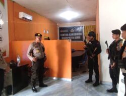Kasat Samapta Polres Bima Laksanakan Pengecekan dan Patroli di Kantor KPU dan Bawaslu