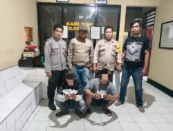 Polsek Bolo Polres Bima Amankan Dua Terduga Pengedar Obat-obatan Terlarang