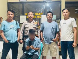 Sepekan Diburu Terduga Pelaku Pencurian Handphone  Akhirnya Dibekuk Unit Reskrim Polsek Bolo
