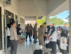 Tim Turjawali Samapta Polres Bima Laksanakan Patroli dan Pengamanan Seleksi P3K