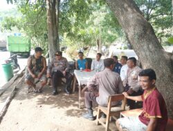 Personel Polres Bima Kota Lakukan Patrol Dialogis Pemilu Damai di Kelurahan Kodo